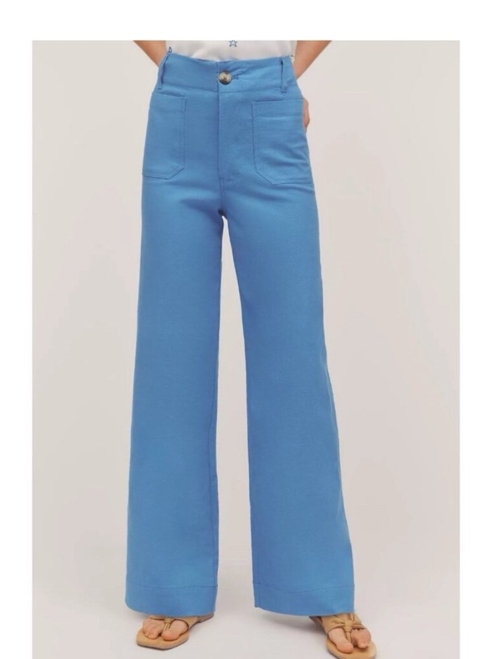 Anthropologie x Maeve Colette Linen Edition Full Length Size 28 NWT READ